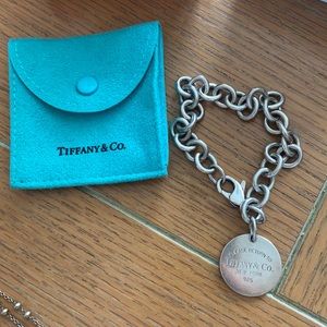 🤎 Vintage Sterling Silver Return to Tiffany Chain Bracelet